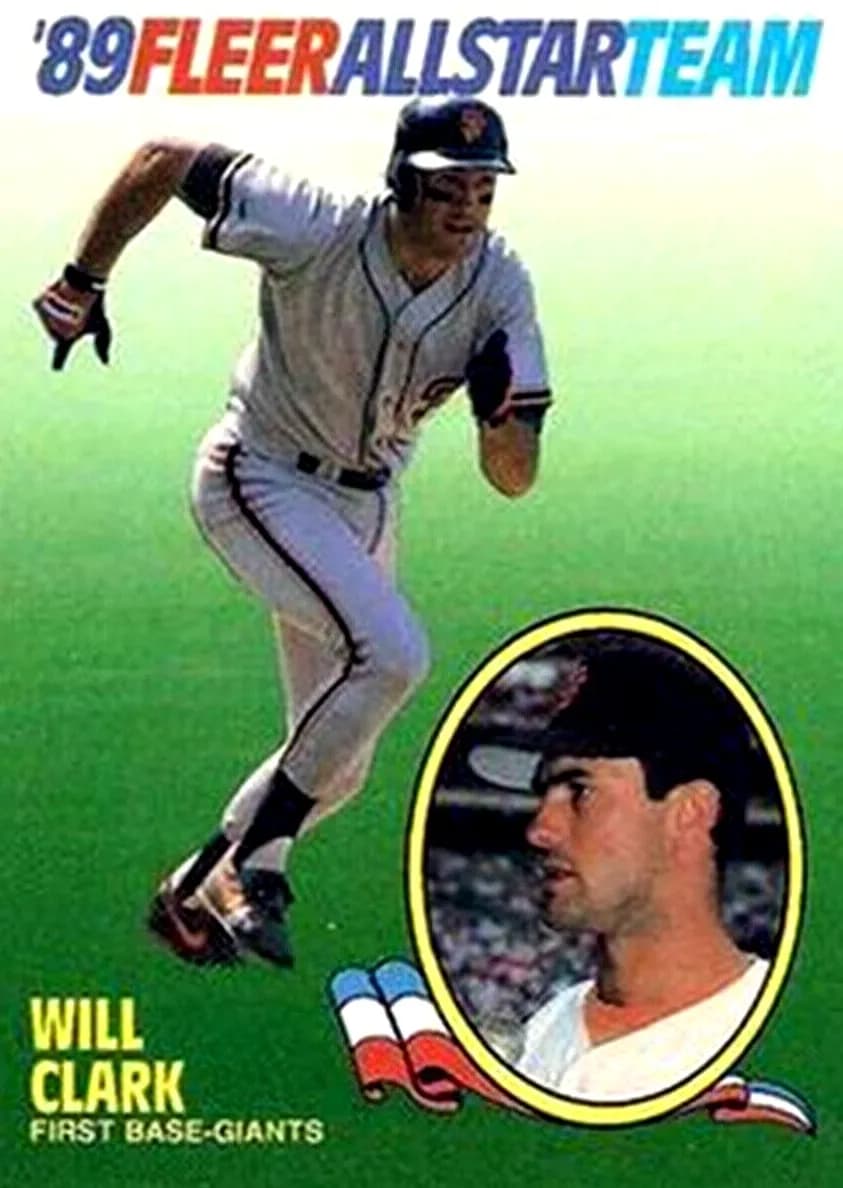 Will Clark 1989 fleer Fleer