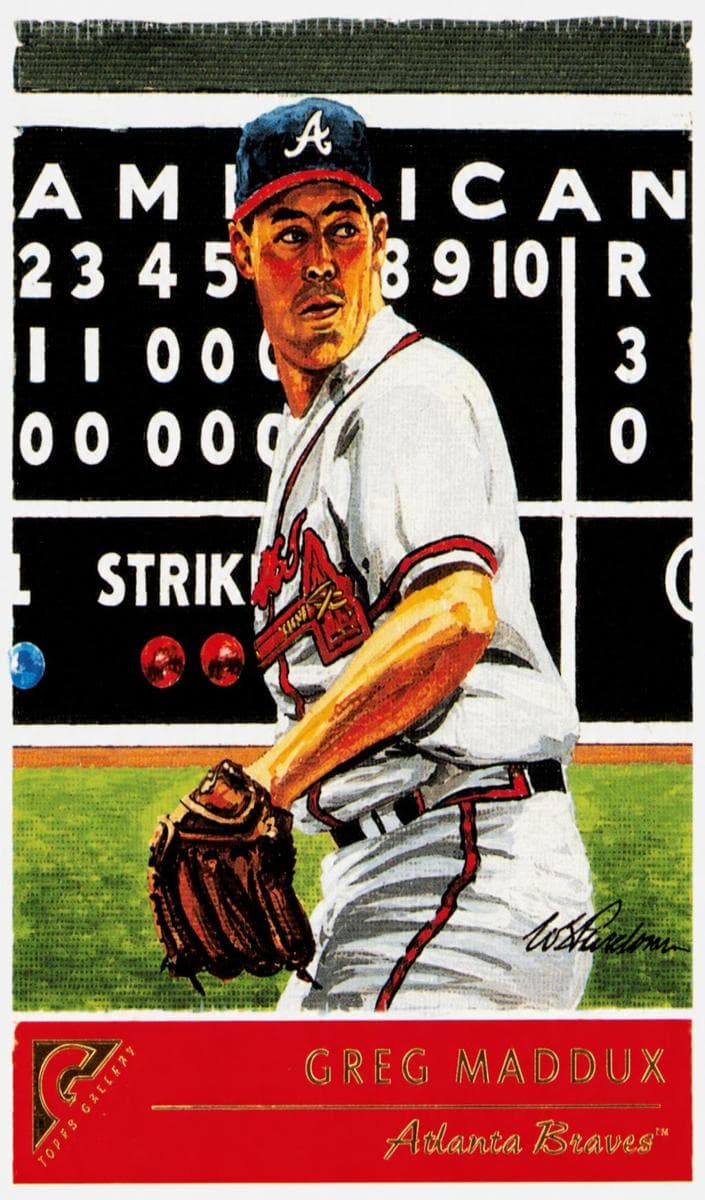 Greg Maddux 2001 topps Topps Gallery