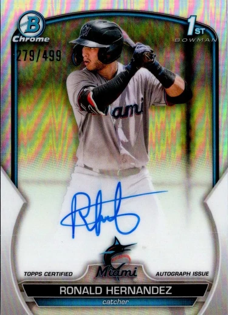 Ronald Hernandez trading card