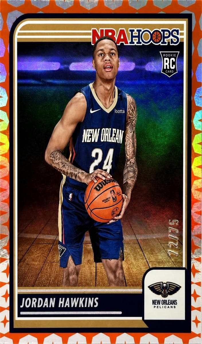 Jordan Hawkins 2023 panini Hoops Premium Stock