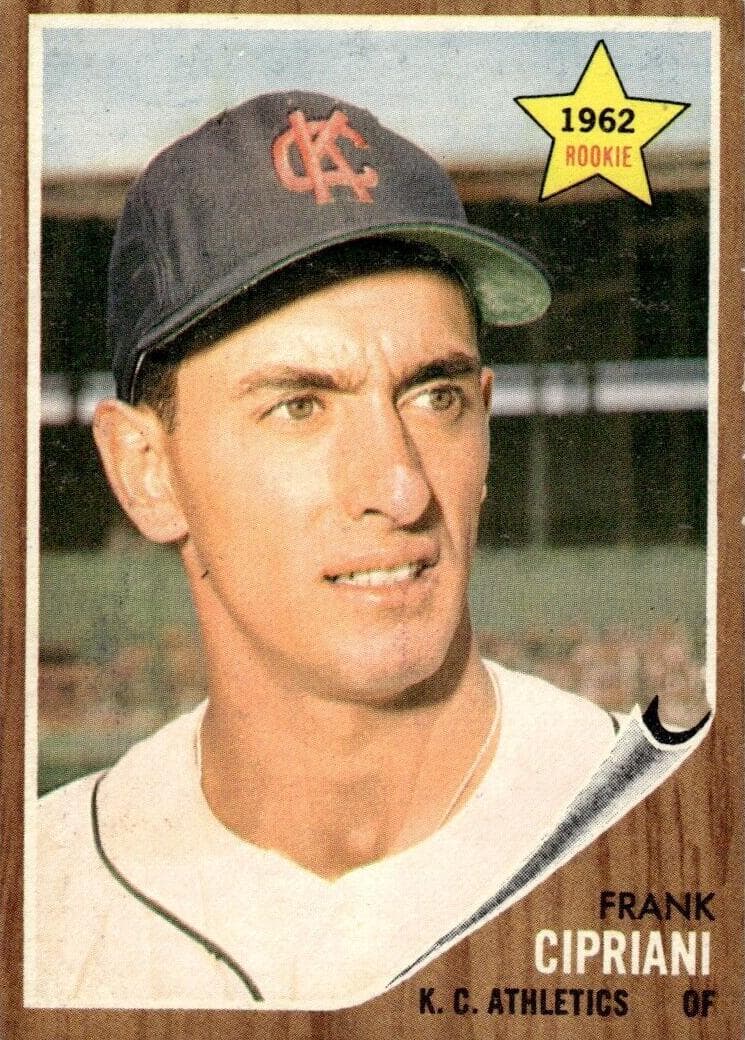 Frank Cipriani 1962 topps Topps