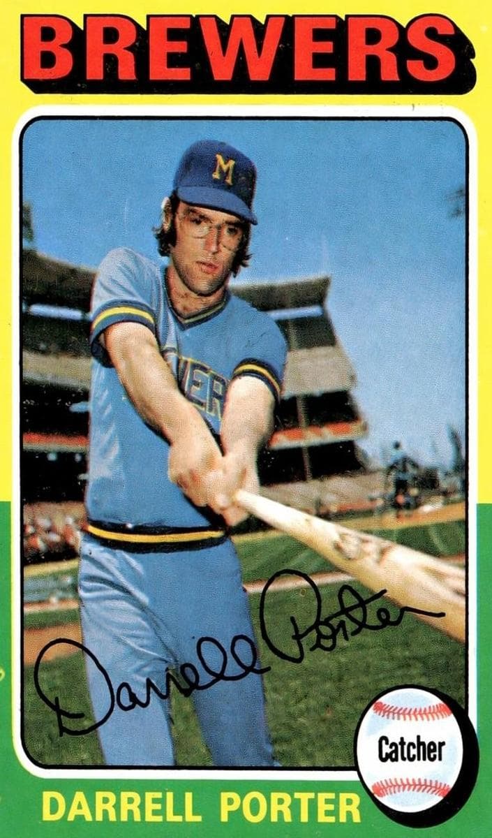 Darrell Porter 1975 topps Topps
