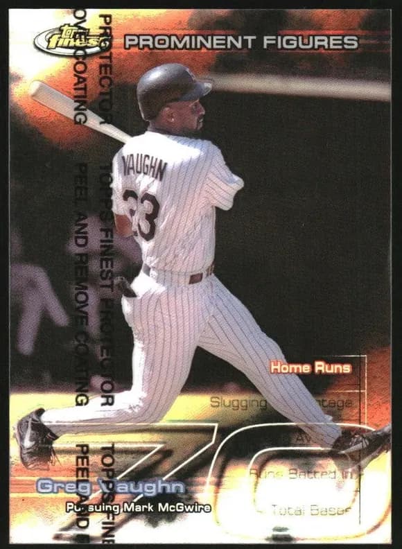 Greg Vaughn 1999 unknown Finest