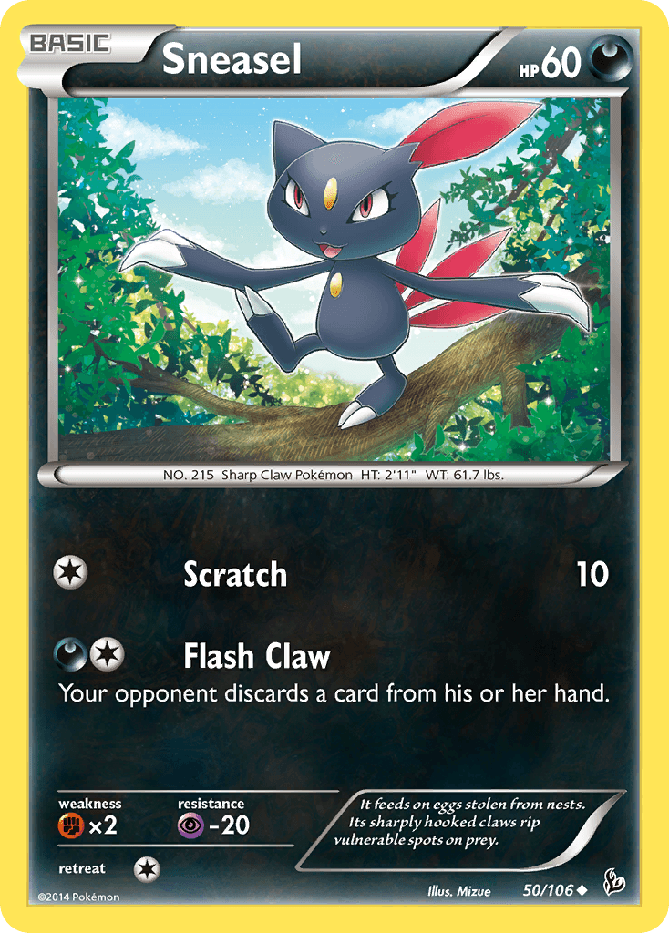 Sneasel 2014 Pokemon Flashfire