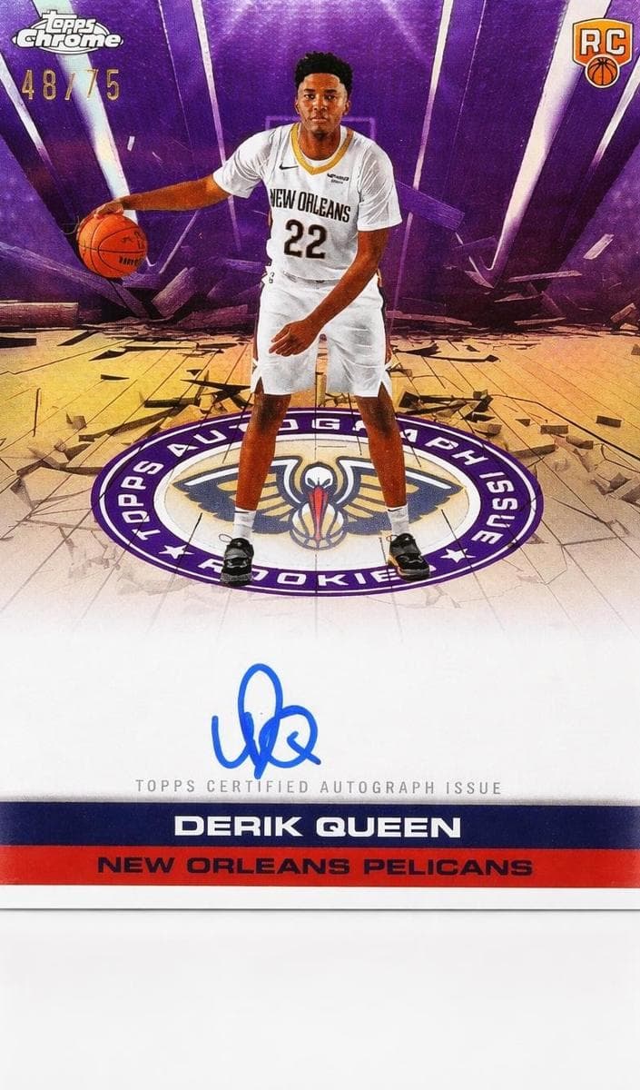 Derik Queen 2025 topps Topps Chrome