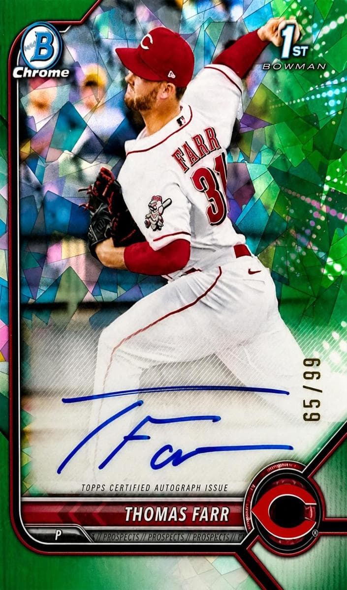 Thomas Farr 2022 bowman Bowman Chrome