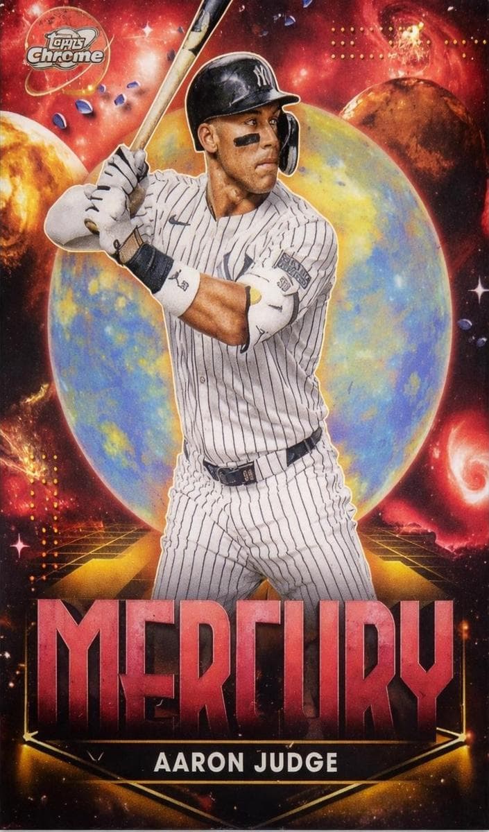 Aaron Judge 2025 topps Topps Cosmic Chrome