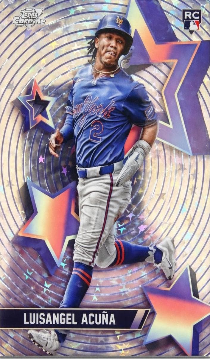 Luisangel Acuña 2025 topps Topps Cosmic Chrome