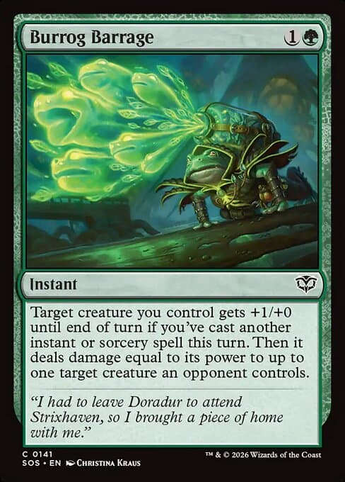 Burrog Barrage] 2026 Magic: The Gathering Secrets of Strixhaven