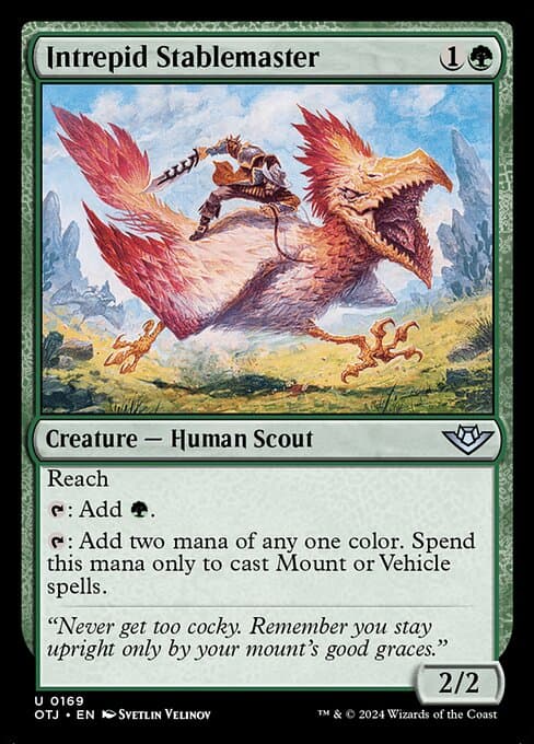 Intrepid Stablemaster 2024 Magic: The Gathering Outlaws of Thunder Junction