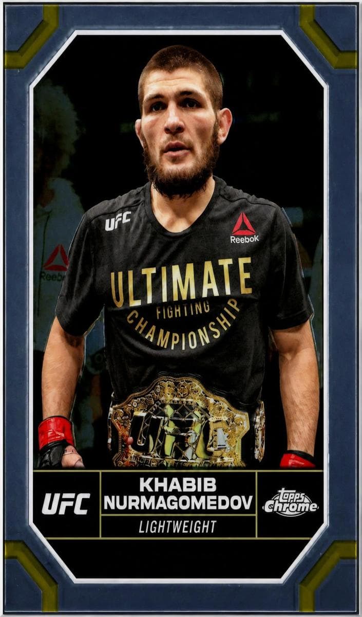 Khabib Nurmagomedov 2024 topps
