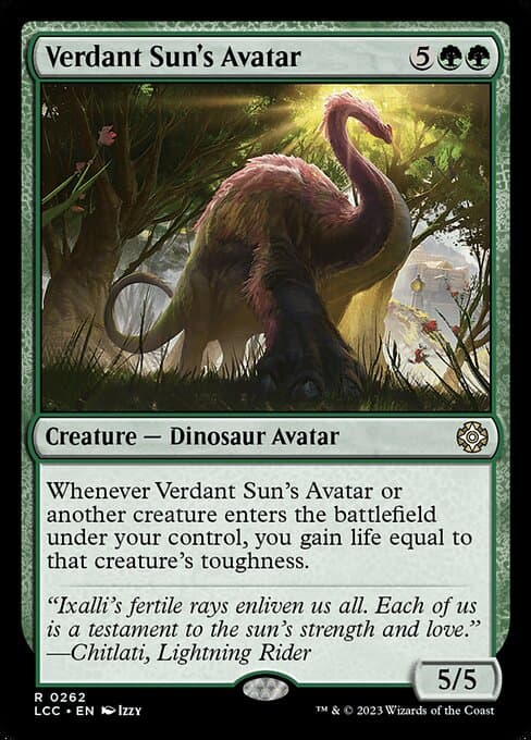 Verdant Sun's Avatar 2017 Magic: The Gathering Ixalan