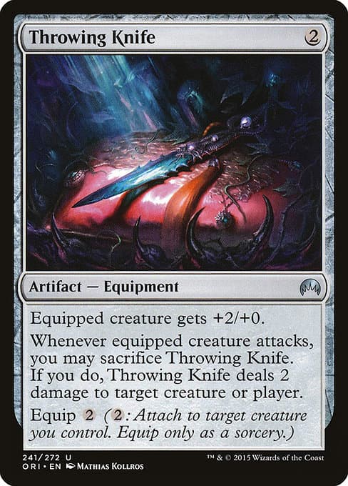 Throwing Knife 2015 Magic: The Gathering