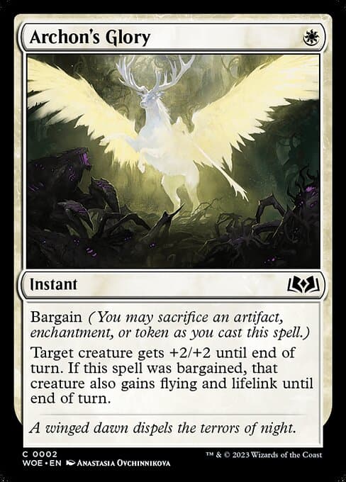 Archon's Glory 2023 Magic: The Gathering Wilds of Eldraine