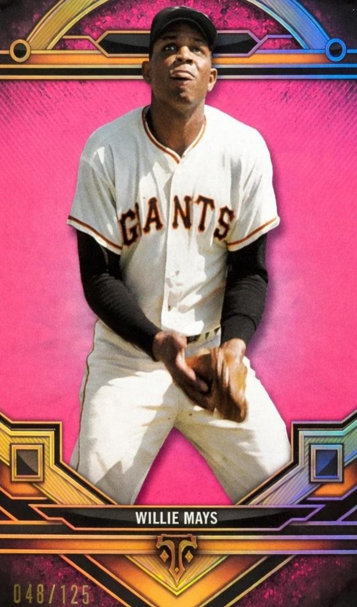 Willie Mays 2024 topps Topps Triple Threads