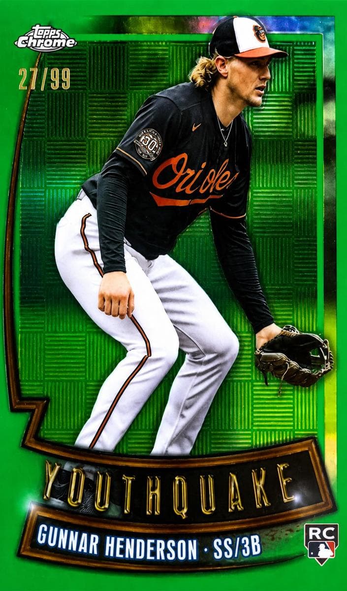 Gunnar Henderson 2023 topps Topps Chrome