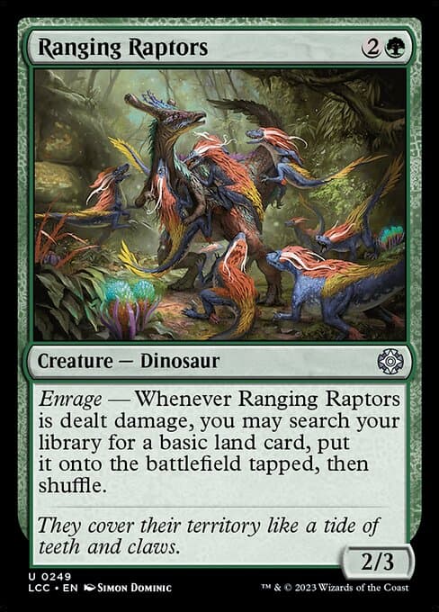 Ranging Raptors 2023 Magic: The Gathering Lost Caverns of Ixalan Commander