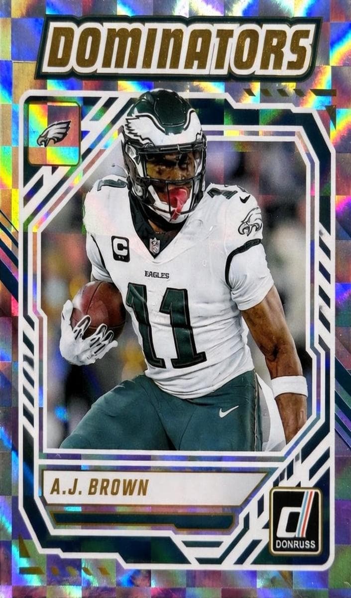 A.J. Brown 2025 panini Donruss