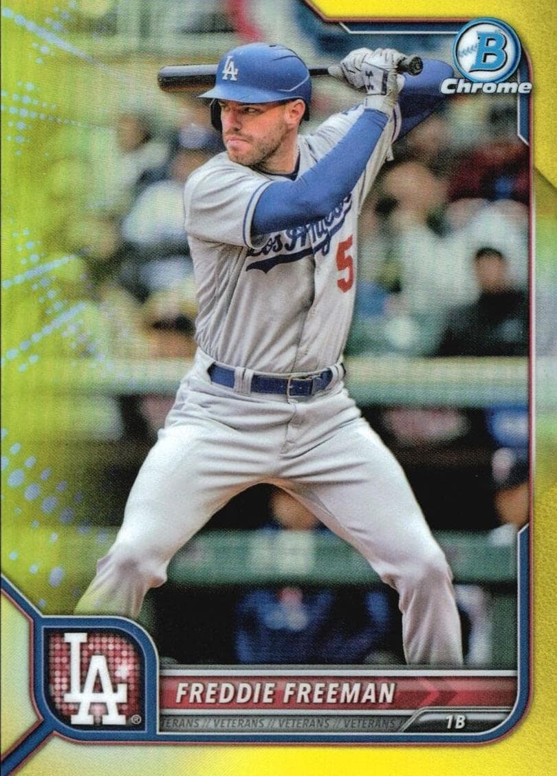 Freddie Freeman 2022 bowman Bowman Chrome