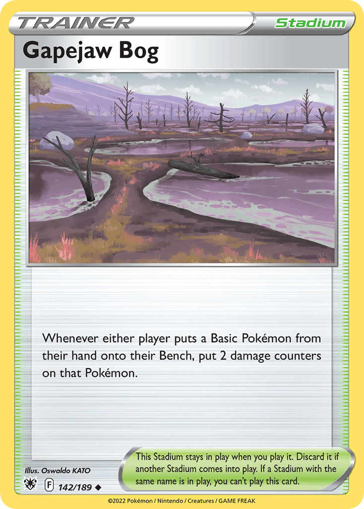 Gapejaw Bog 2022 Pokemon Astral Radiance