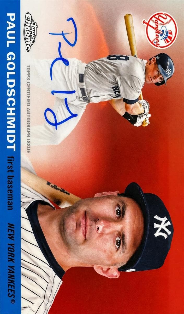 Paul Goldschmidt 2025 topps Topps Chrome Platinum
