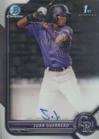Juan Guerrero trading card