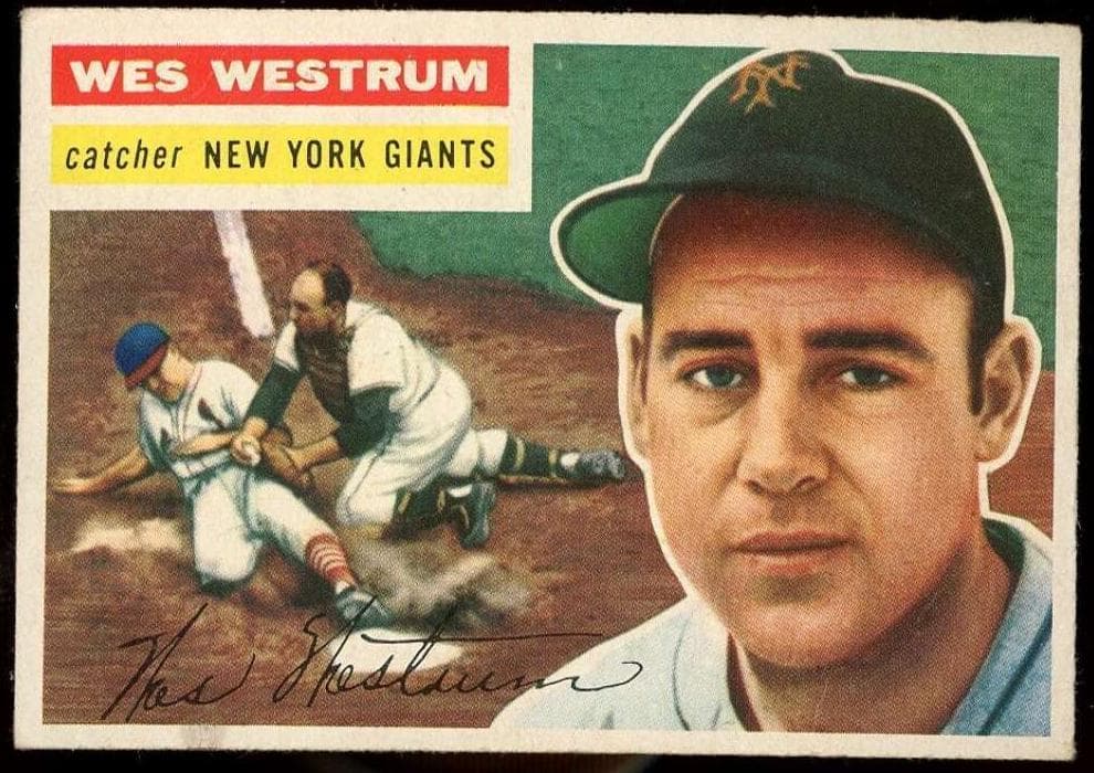 Wes Westrum 1956 topps