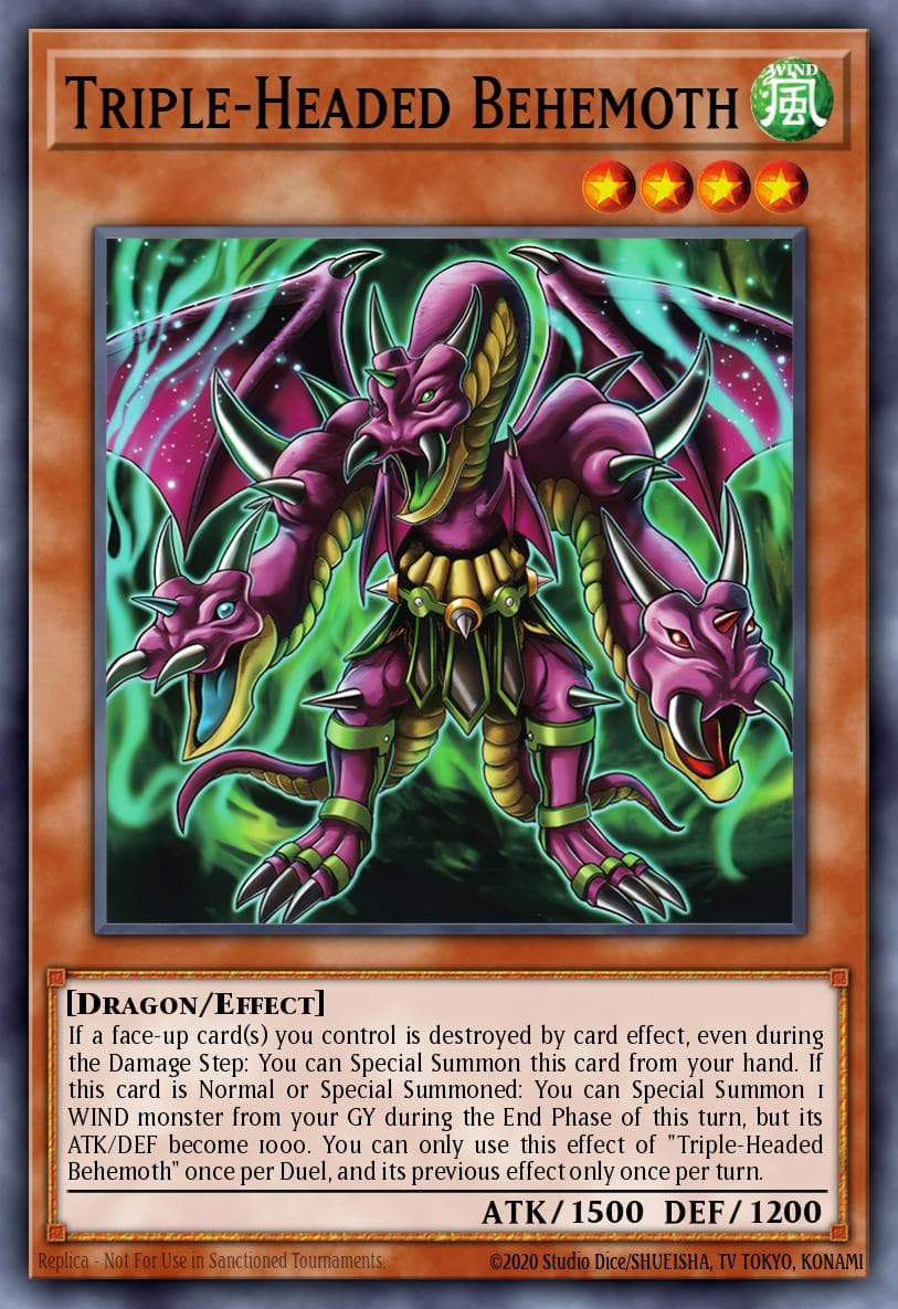 Triple-Headed Behemoth 2025 Yu-Gi-Oh! Doom of Dimensions