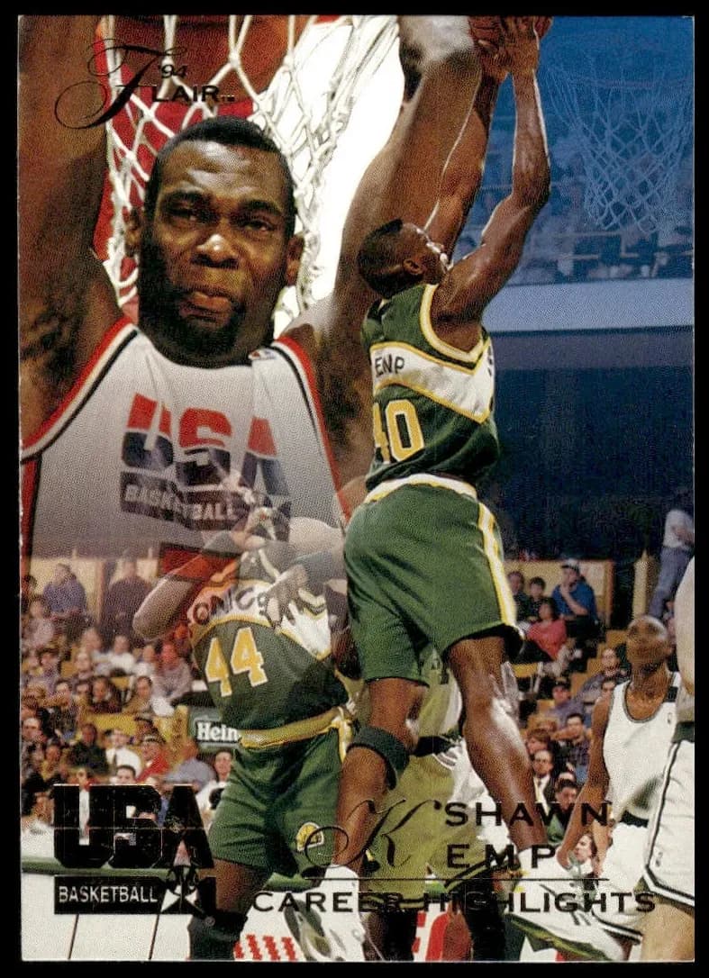 Shawn Kemp 1994 unknown Flair Team USA