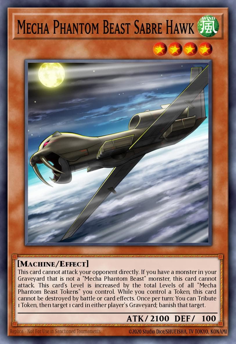 Mecha Phantom Beast Sabre Hawk #MP14-EN149