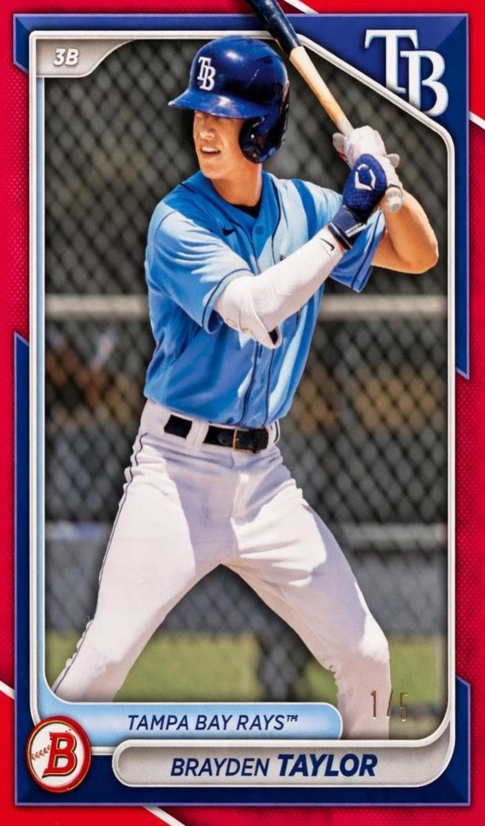 Brayden Taylor 2024 bowman Bowman Draft