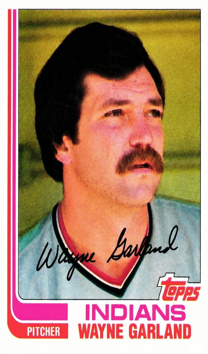 Wayne Garland 1982 topps Topps