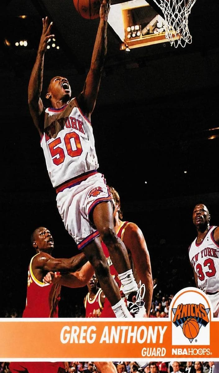 Greg Anthony 1994 panini Hoops