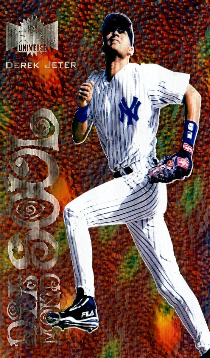 Derek Jeter 1999 fleer Skybox Metal Universe