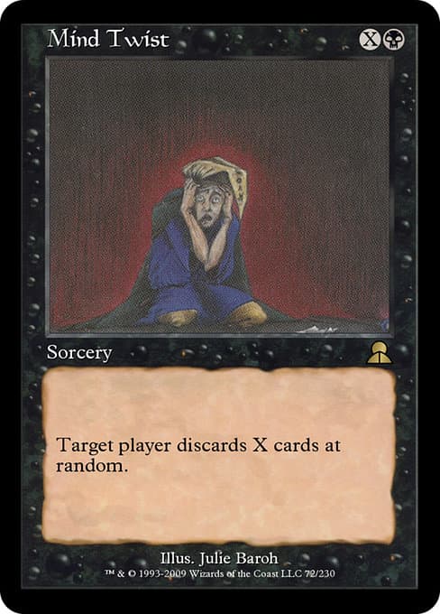 Mind Twist 1994 Magic: The Gathering Revised