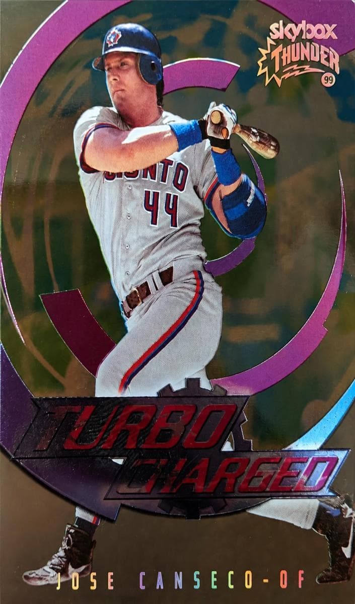 Jose Canseco 1999 fleer SkyBox Thunder