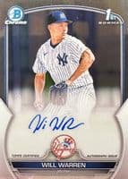 Will Warren 2023 bowman Bowman Chrome