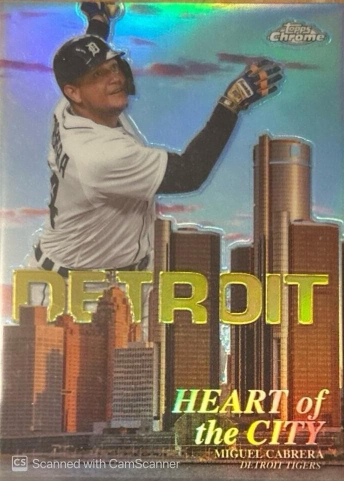 Miguel Cabrera 2022 topps Topps Chrome