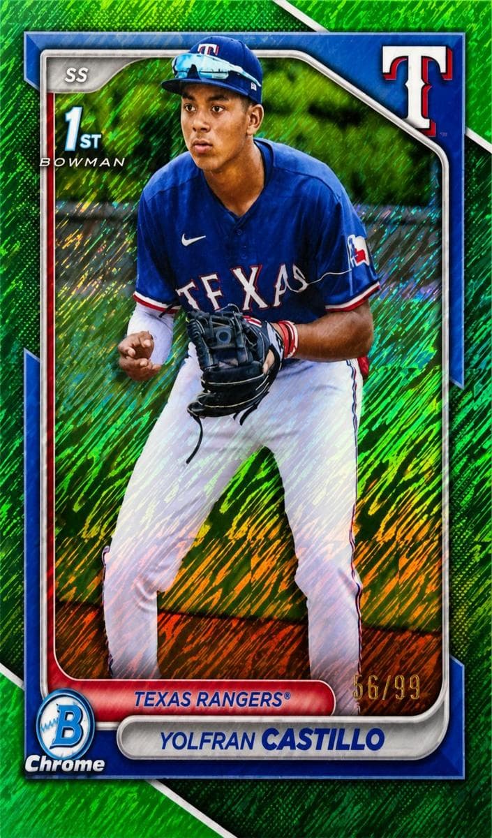 Yolfran Castillo trading card