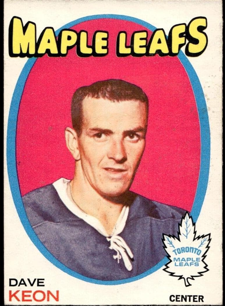 Dave Keon 1971 topps O-Pee-Chee