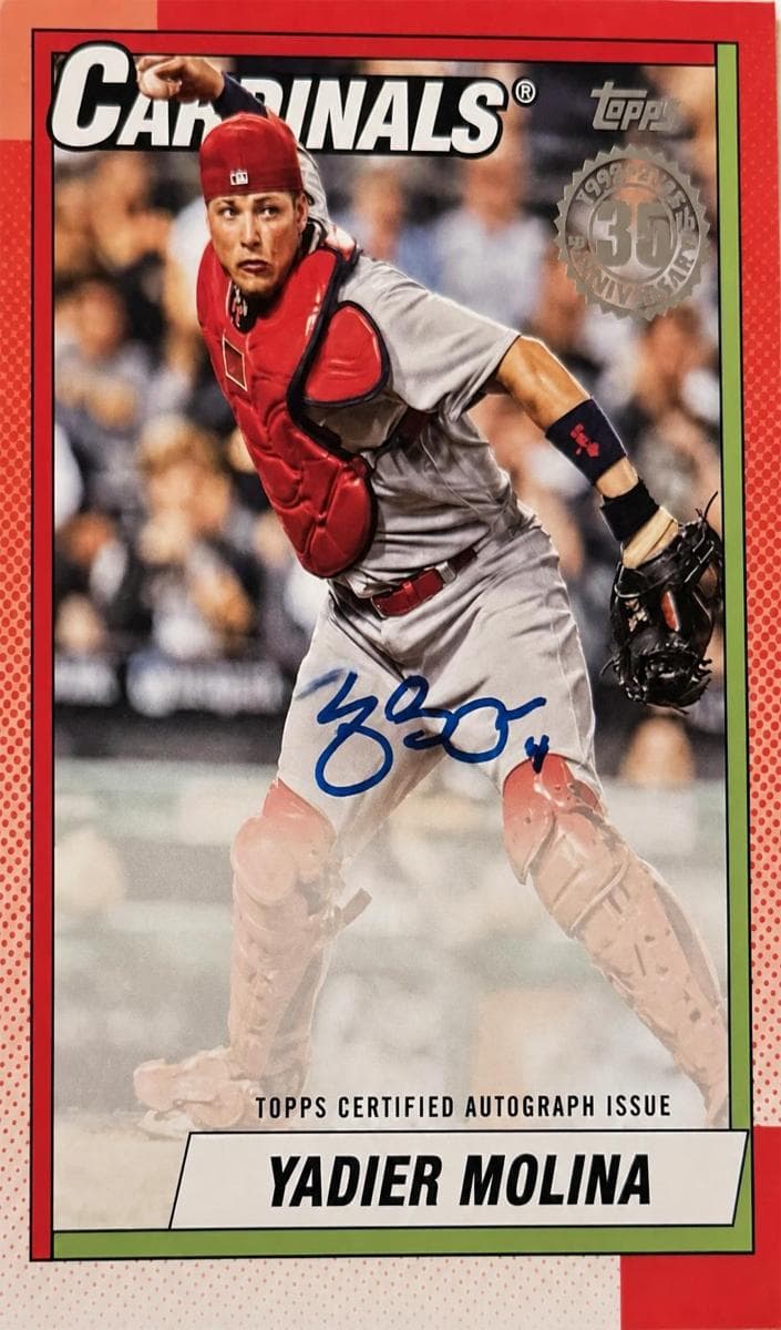 Yadier Molina #90A-YM