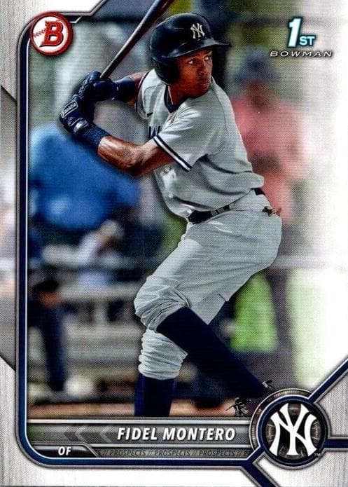 Fidel Montero trading card