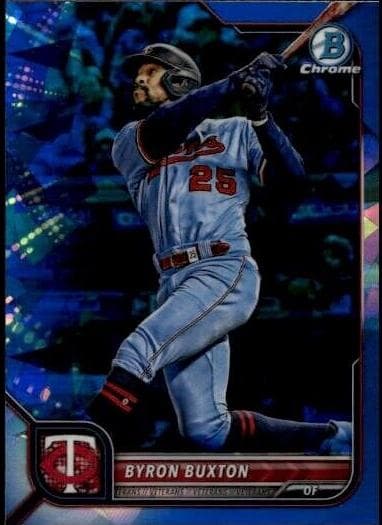 Byron Buxton 2022 bowman Bowman Chrome Sapphire Edition