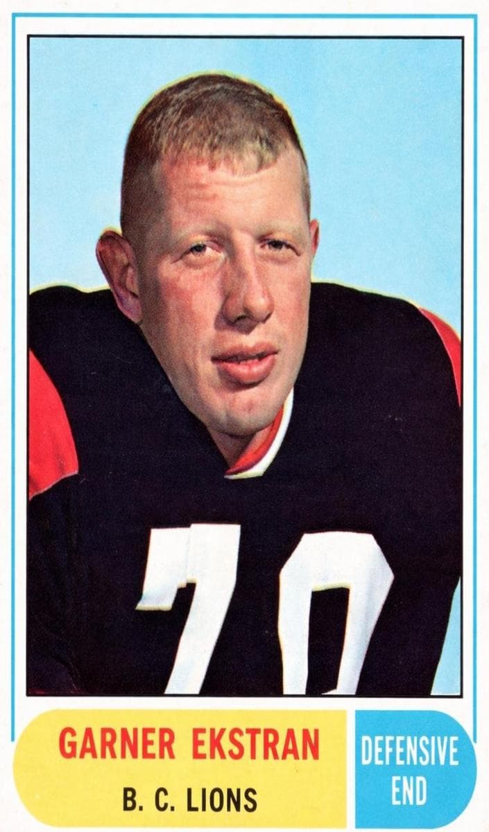 Garner Ekstran 1968 o-pee-chee Cfl