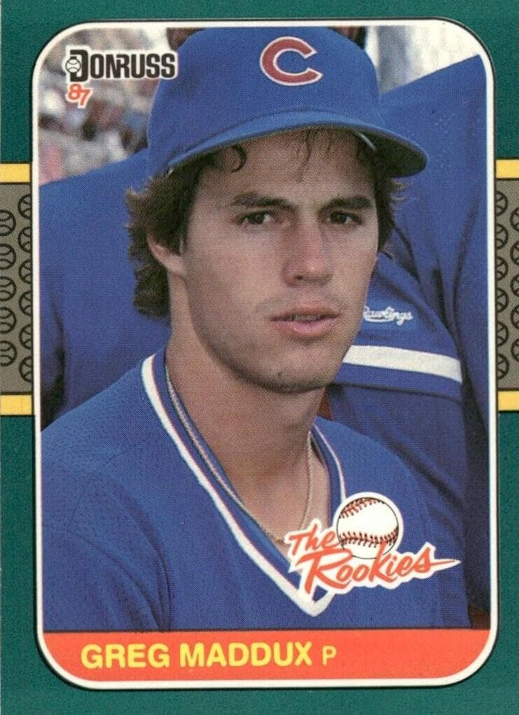 Greg Maddux 1987 panini