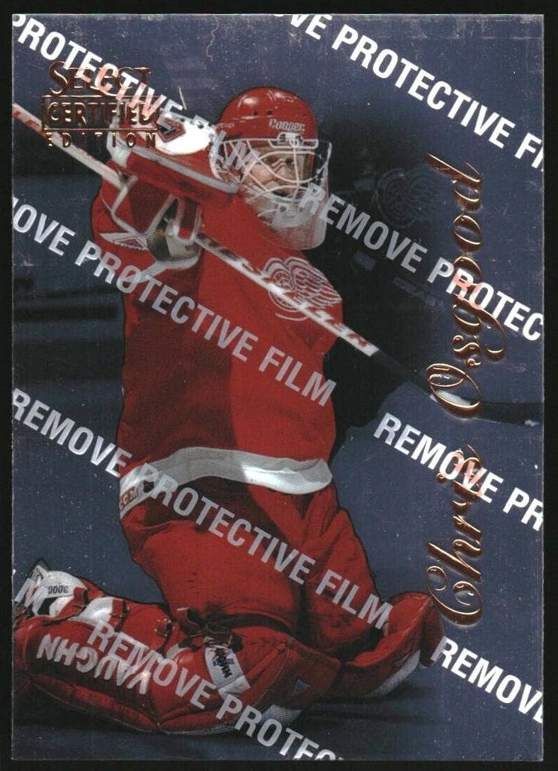 Chris Osgood 1996 panini Select Certified