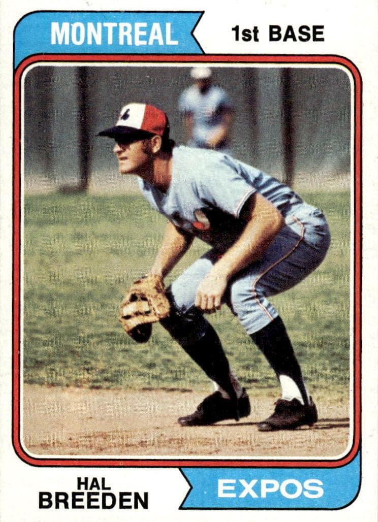 Hal Breeden 1974 topps Topps