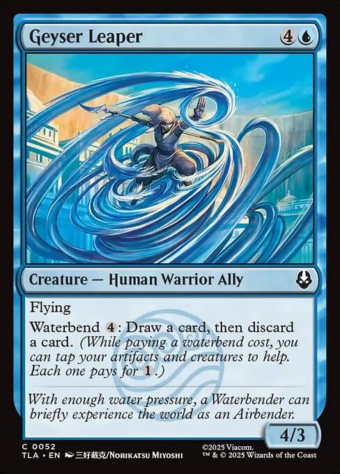 Geyser Leaper 2025 Magic: The Gathering Avatar: The Last Airbender