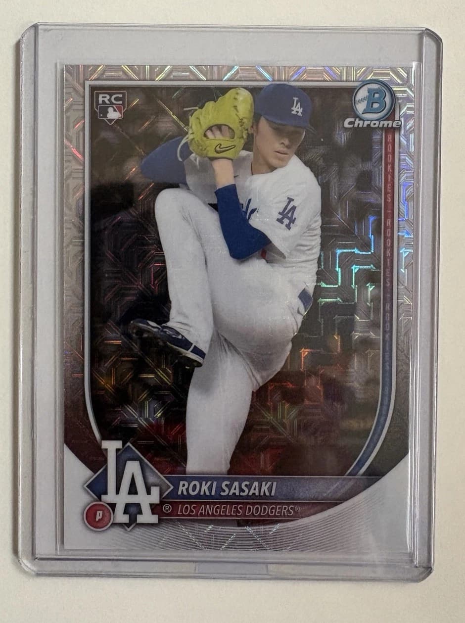 Roki Sasaki 2025 bowman