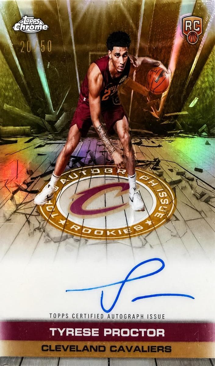 Tyrese Proctor 2025 topps Topps Chrome Sapphire